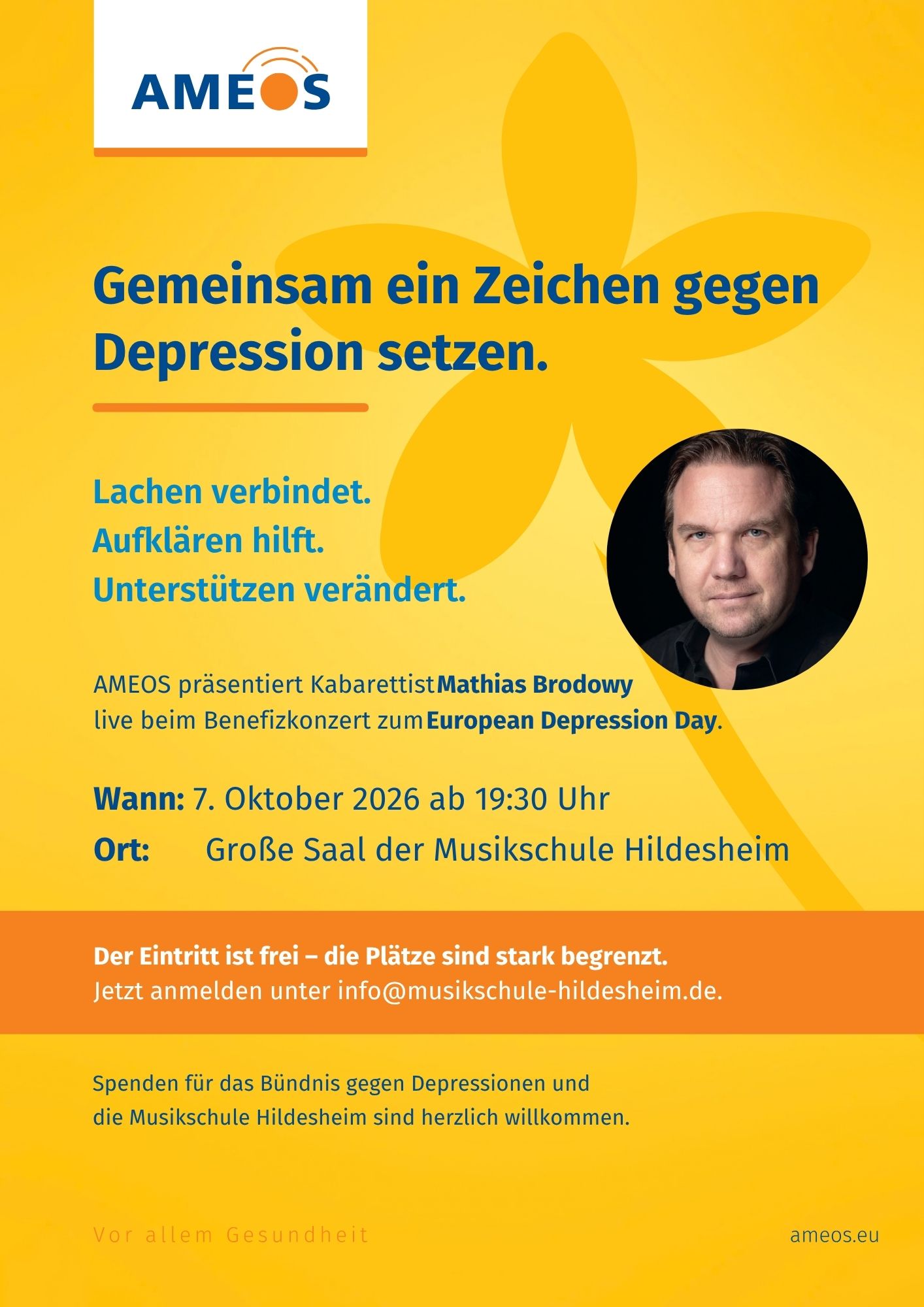 Musikschule Auftritt Kabarettist Brodowy